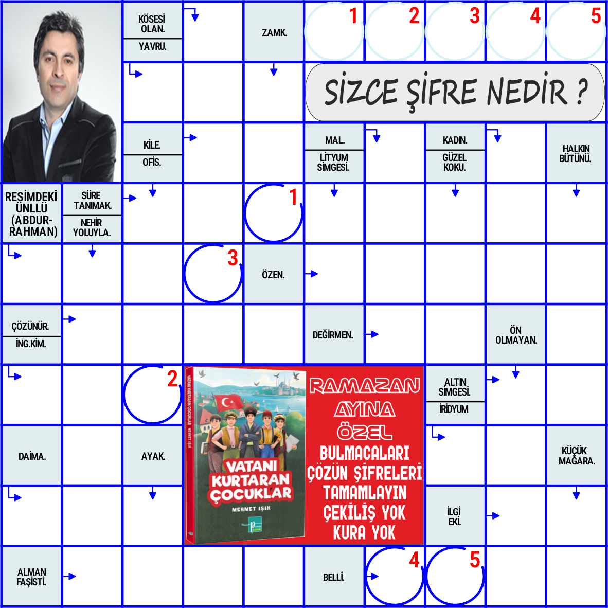 Ramazan Ayına Özel Ödüllü Bulmaca 1