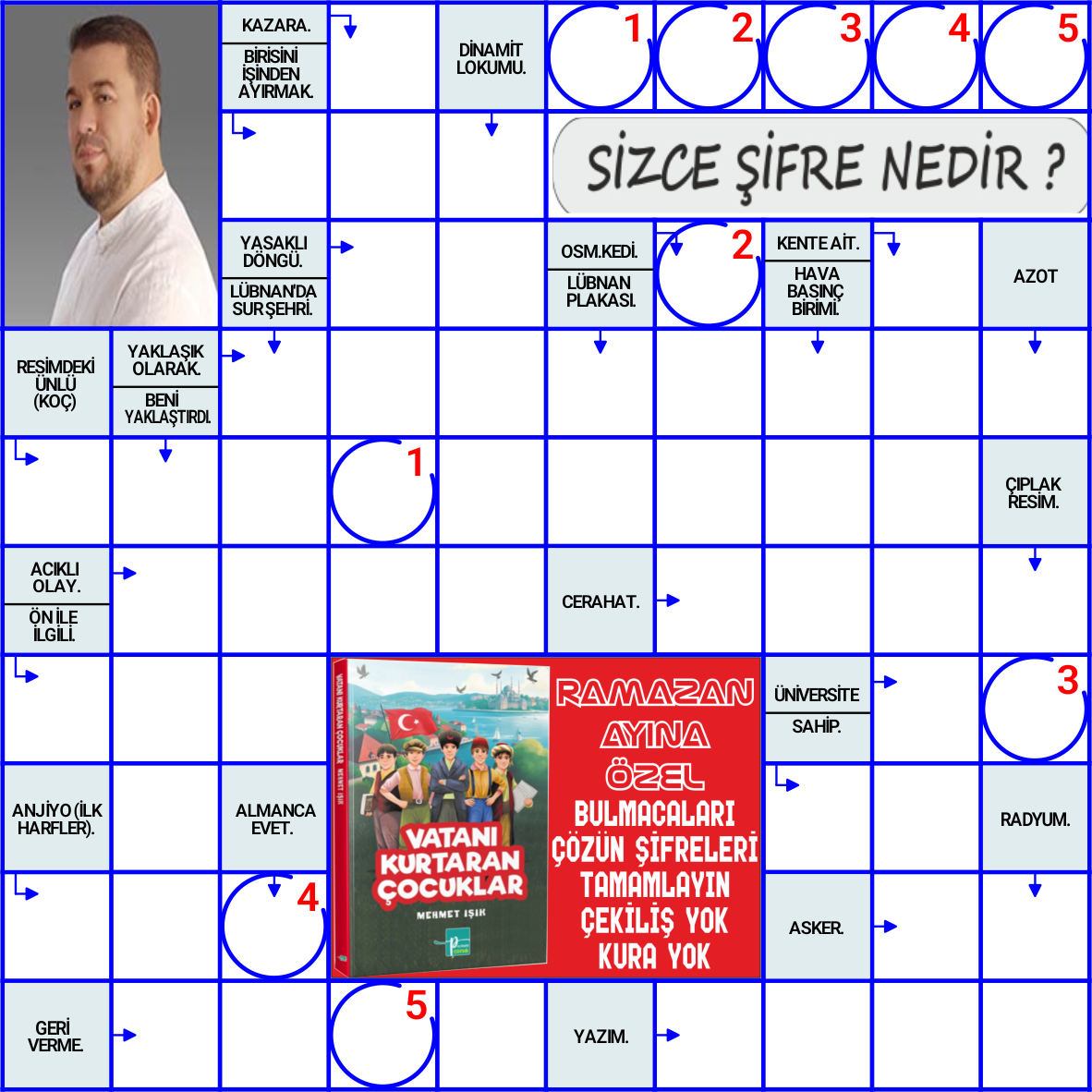 Ramazan Ayına Özel Ödüllü Bulmaca 5